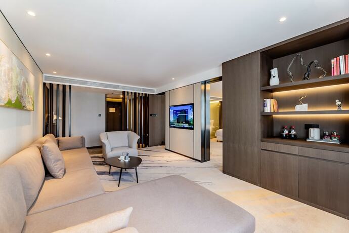 Imagen de la habitación del Hotel Ramada by Wyndham Bayannur. Foto 15