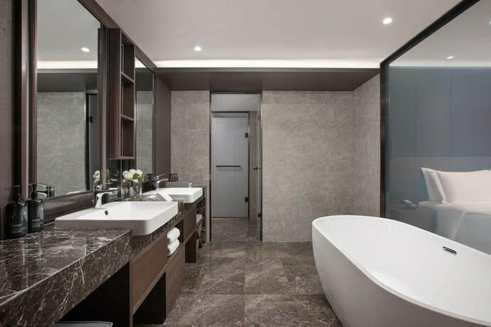 Imagen de la habitación del Hotel Ramada by Wyndham Bayannur. Foto 18