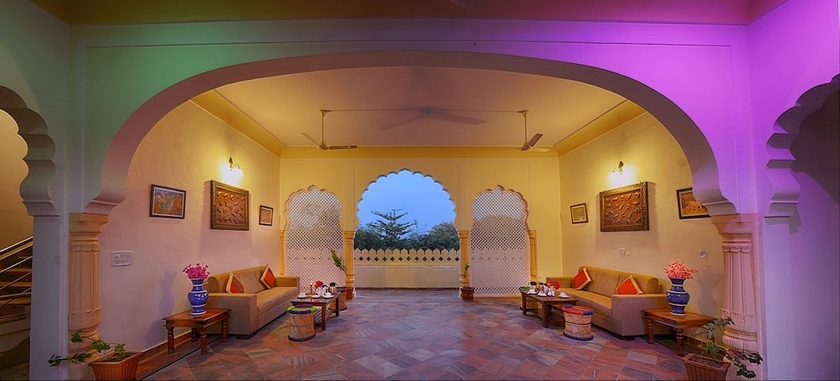 Imagen del bar/restaurante del Hotel Ranthambhore Heritage Haveli. Foto 2