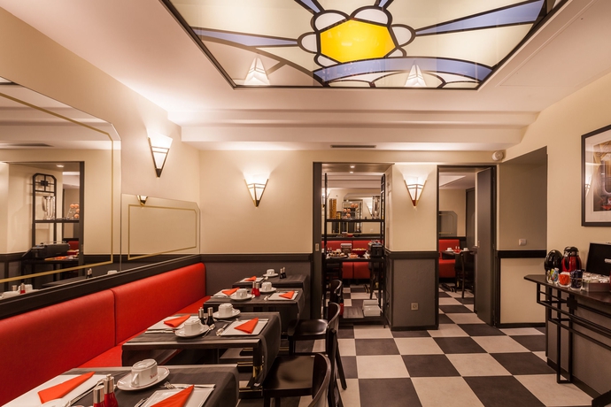 Imagen del bar/restaurante del Hotel Raspail Montparnasse. Foto 2