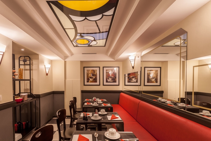 Imagen del bar/restaurante del Hotel Raspail Montparnasse. Foto 5