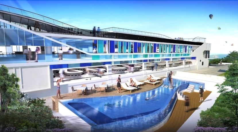 Imagen de la piscina del Hotel R-con Blue Ocean. Foto 18