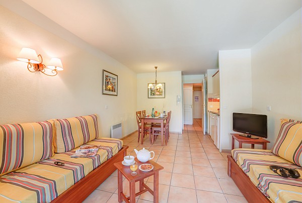 Imagen de la habitación del Hotel Résidence Pierre and Vacances Le Parc D'arradoy. Foto 3