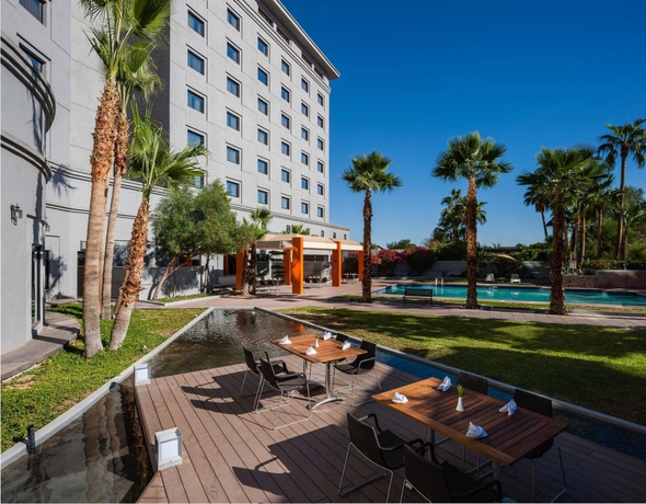 Imagen de los exteriores del Hotel Real Inn Mexicali. Foto 5