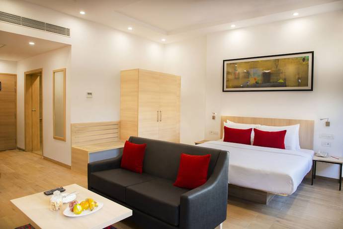 Imagen de la habitación del Hotel Red Fox Dehradun. Foto 11