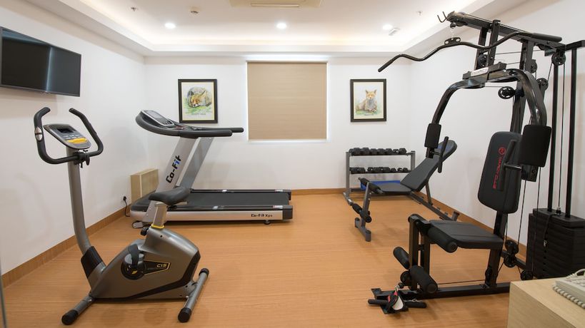 Imagen de los interiores del Hotel Red Fox - Tiruchirappalli. Foto 14