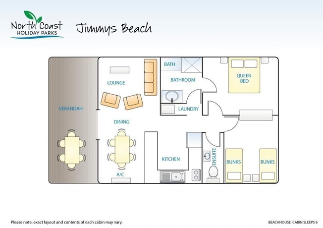 Imagen de la habitación del Hotel Reflections Holiday Parks Jimmys Beach. Foto 17