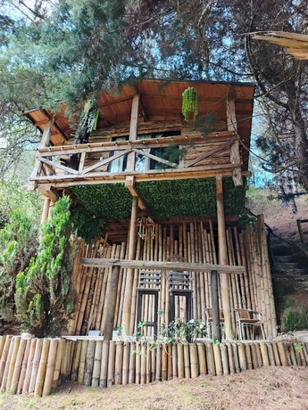 Imagen de la habitación del Hotel Refugio Natural - Guarne - Caba&ntilde;as Ecol&oacute;gicas con Jacuzzi e hidromasaje. Foto 6