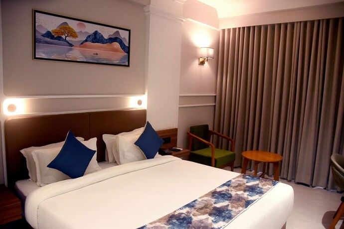 Imagen de la habitación del Hotel Regenta Inn Motikhavdi Jamnagar. Foto 17