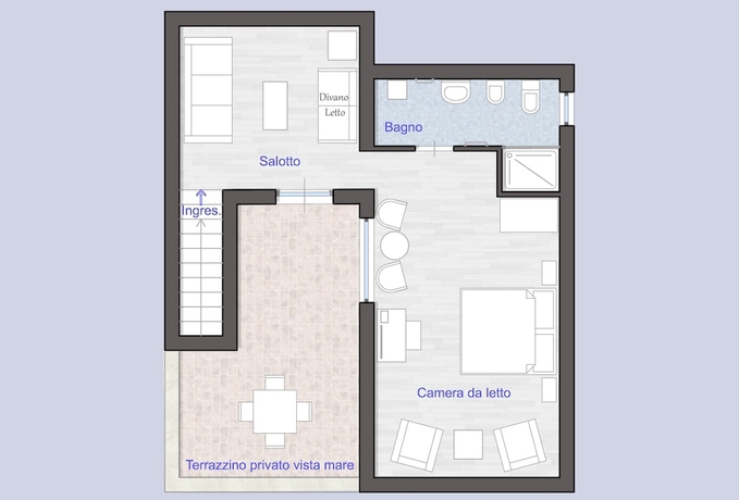 Imagen de la habitación del Hotel Residence Capo Campolato. Foto 11