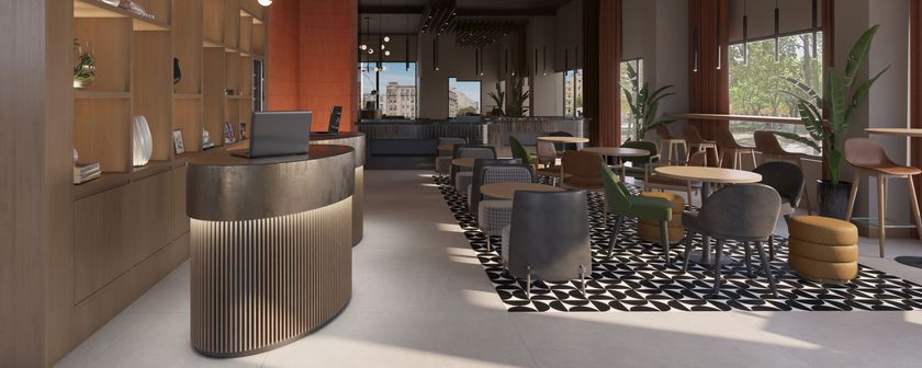 Imagen de los interiores del Hotel Residence Inn By Marriott Lisbon. Foto 3