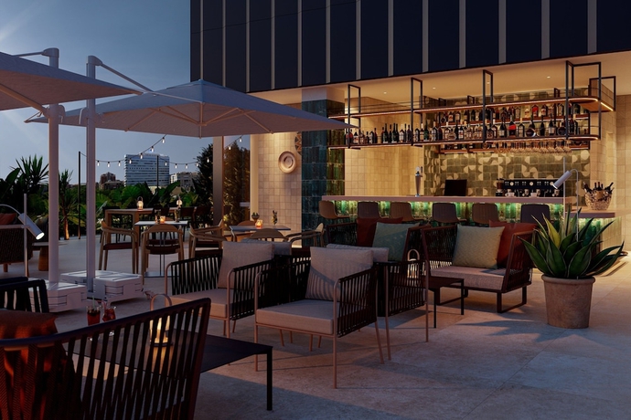 Imagen del bar/restaurante del Hotel Residence Inn By Marriott Santiago De Los Caballeros. Foto 5