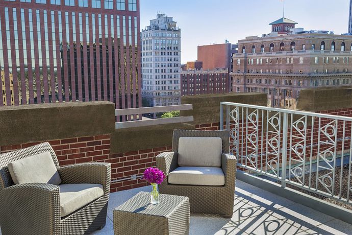 Imagen de los exteriores del Hotel Residence Inn by Marriott Omaha Downtown/Old Market Area. Foto 11