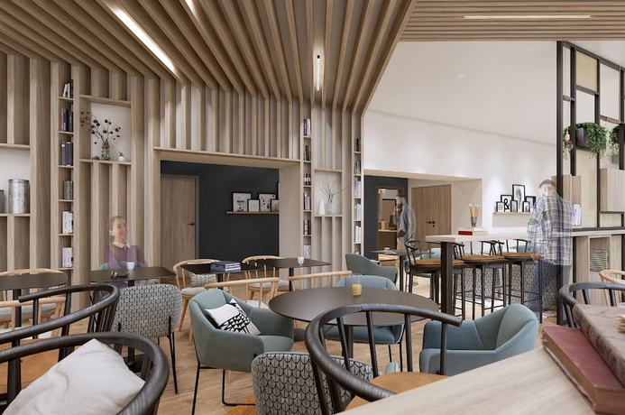 Imagen del bar/restaurante del Hotel Residence Inn by Marriott Strasbourg. Foto 5