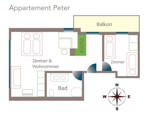 Imagen de la habitación del Hotel Residence Innerfarmerhof. Foto 1