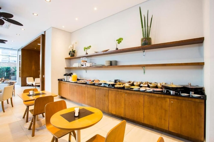 Imagen del bar/restaurante del Hotel Residencial Estanconfor Santos. Foto 4