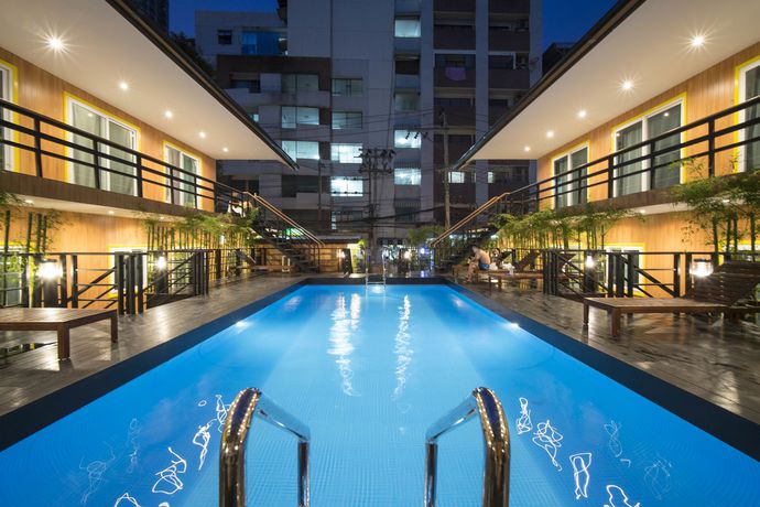 Imagen de la piscina del Hotel Resort M - Mrt Huai Kwang. Foto 17