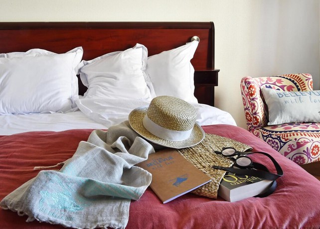 Imagen de la habitación del Hotel Restaurant Le Bellevue, Villerville. Foto 7