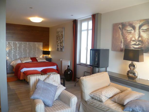 Imagen de la habitación del Hotel Restaurant Le Bellevue, Villerville. Foto 18