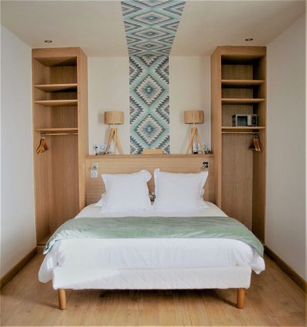 Imagen de la habitación del Hotel Restaurant Le Bellevue, Villerville. Foto 20