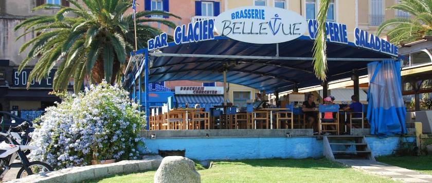 Imagen del bar/restaurante del Hotel Restaurant le Bellevue, Propriano. Foto 2