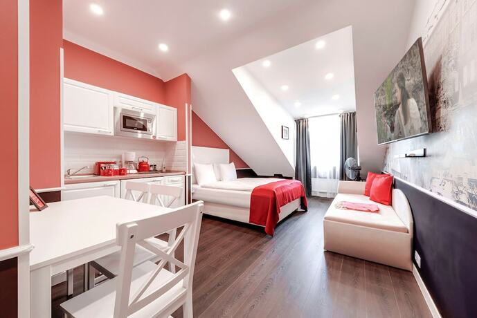 Imagen de la habitación del Hotel Revelton Studios Prague. Foto 11