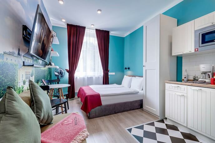 Imagen de la habitación del Hotel Revelton Studios Prague. Foto 13