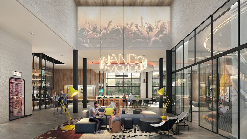 Imagen de los interiores del Hotel Reverb by Hard Rock Downtown Atlanta. Foto 16