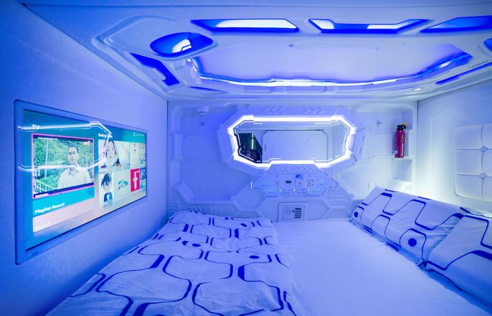 Imagen de la habitación del Hotel Riccarton Capsule. Foto 8