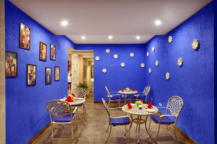 Imagen del bar/restaurante del Hotel Rio Boutique, Candolim. Foto 2