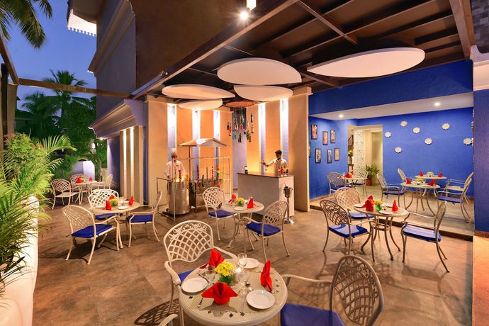 Imagen del bar/restaurante del Hotel Rio Boutique, Candolim. Foto 4
