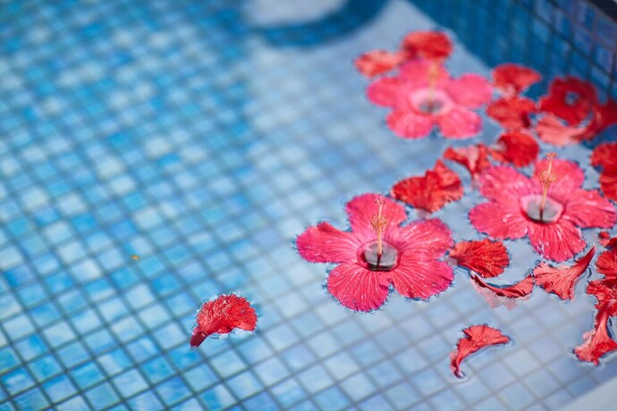 Imagen de la piscina del Hotel Rizozaizen Motobu B. Foto 31