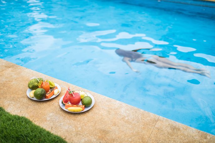 Imagen de la piscina del Hotel Roça Santo António Ecolodge. Foto 19