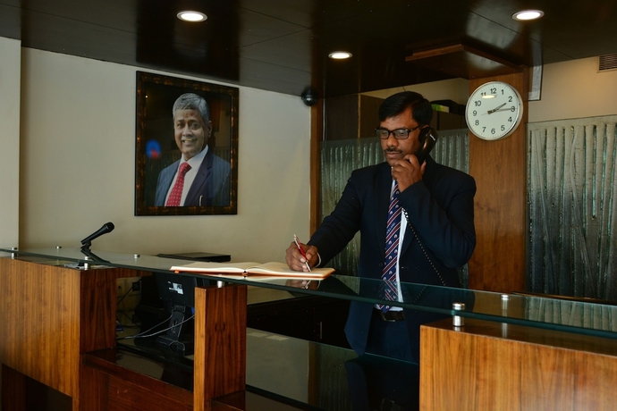 Imagen de los interiores del Hotel Rockland Panchsheel Enclave. Foto 12