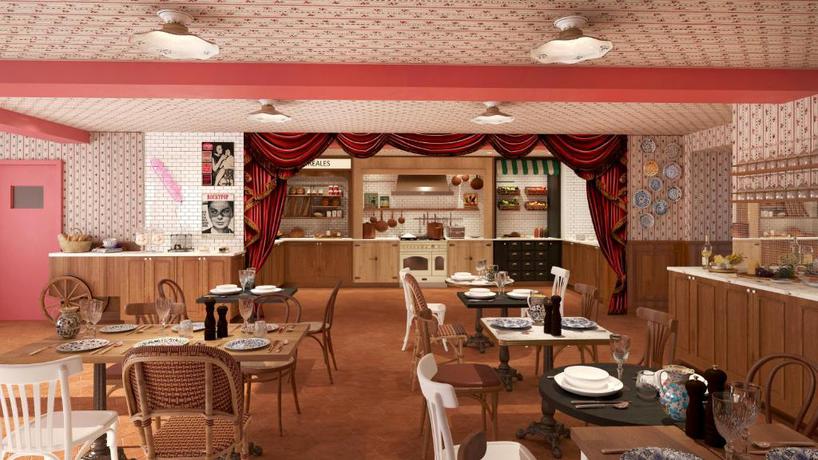 Imagen del bar/restaurante del Hotel RockyPop Marseille. Foto 5