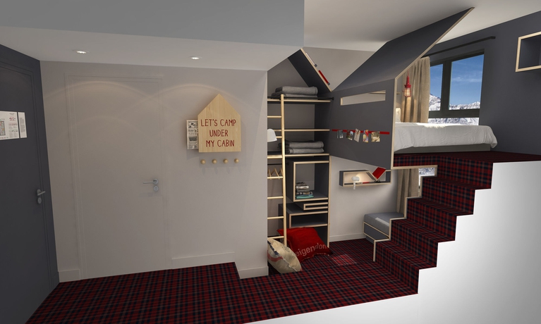 Imagen de la habitación del Hotel Rockypop Chamonix - Les Houches. Foto 11