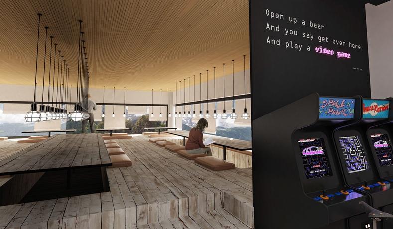 Imagen del bar/restaurante del Hotel Rockypop Chamonix - Les Houches. Foto 8