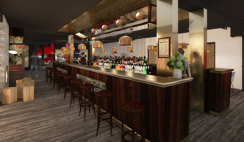 Imagen del bar/restaurante del Hotel Rockypop Chamonix - Les Houches. Foto 9