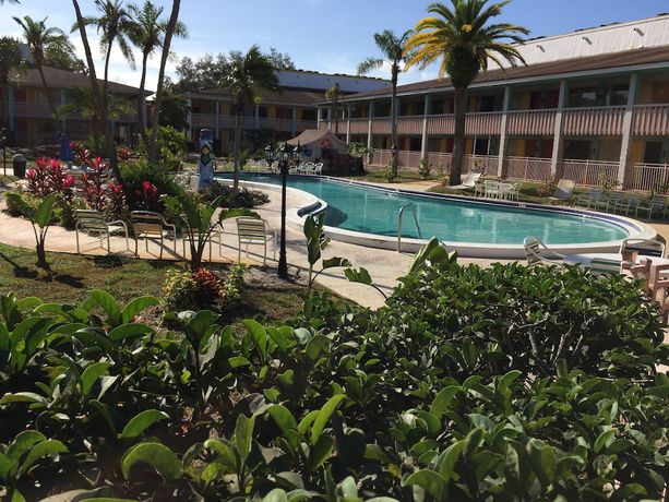 Imagen de la piscina del Hotel Rodeway Inn, Holiday. Foto 15