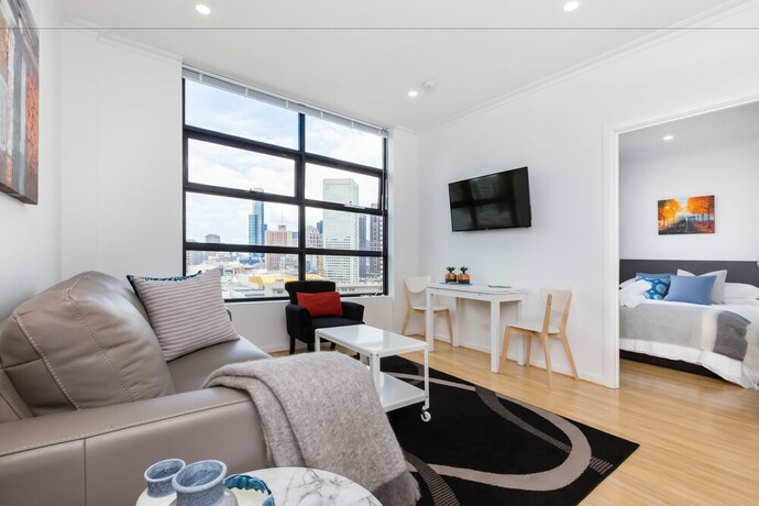 Imagen de la habitación del Hotel Roland, 1bdr Melbourne Apartment. Foto 19