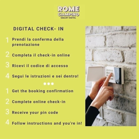 Imagen de los interiores del Hotel Rome Ciampino Smart. Foto 11