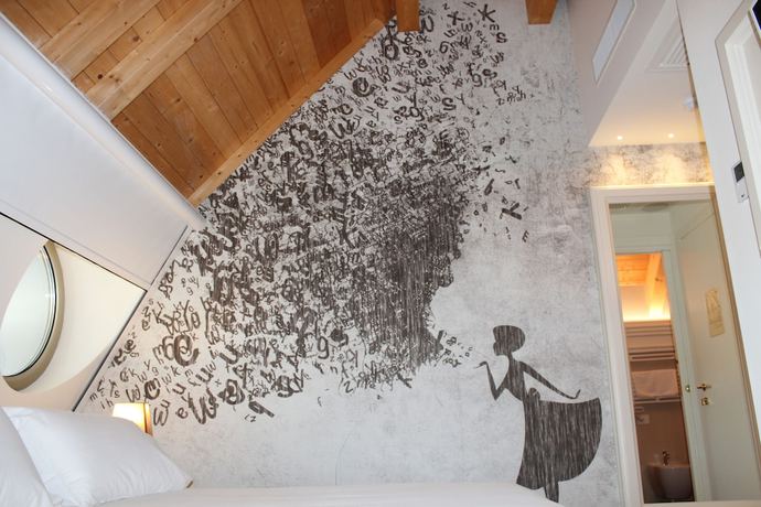Imagen de la habitación del Hotel Rosa Purpurea. Foto 8