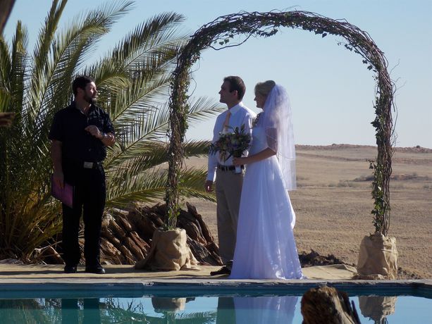 Imagen de la piscina del Hotel Rostock Ritz Desert Lodge. Foto 14