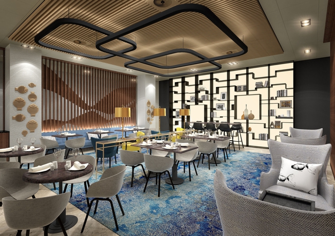 Imagen del bar/restaurante del Hotel Rotterdam Marriott. Foto 8