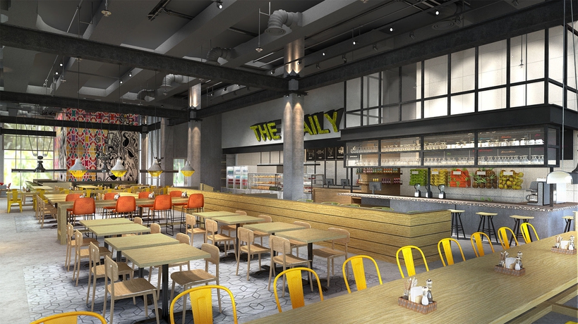 Imagen del bar/restaurante del Hotel Rove Downtown Dubai. Foto 4