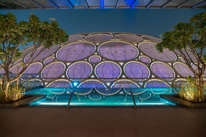 Imagen de los exteriores del Hotel Rove Expo City. Foto 11