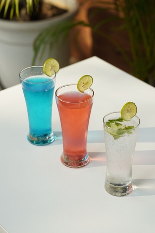 Imagen del bar/restaurante del Hotel Royal Residence HUDA City Centre, Gurugram. Foto 3