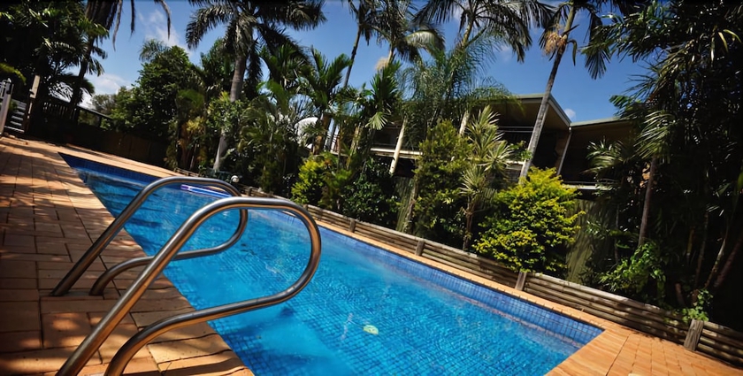 Imagen de la piscina del Hotel Rusty's Motel Gladstone. Foto 18
