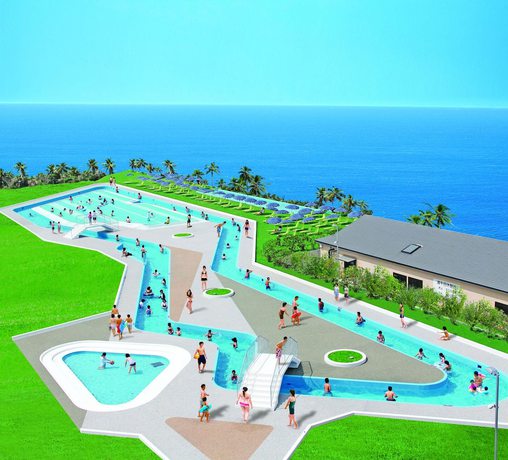 Imagen de la piscina del Hotel Ryugujo Spa Mikazuki Ryugutei. Foto 9