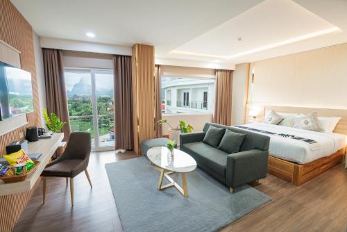 Imagen de la habitación del Hotel S Vangvieng Boutique, Phonepheng. Foto 18